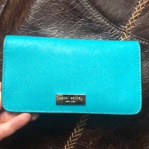 Henri Bendel leather wallet/cell phone holder